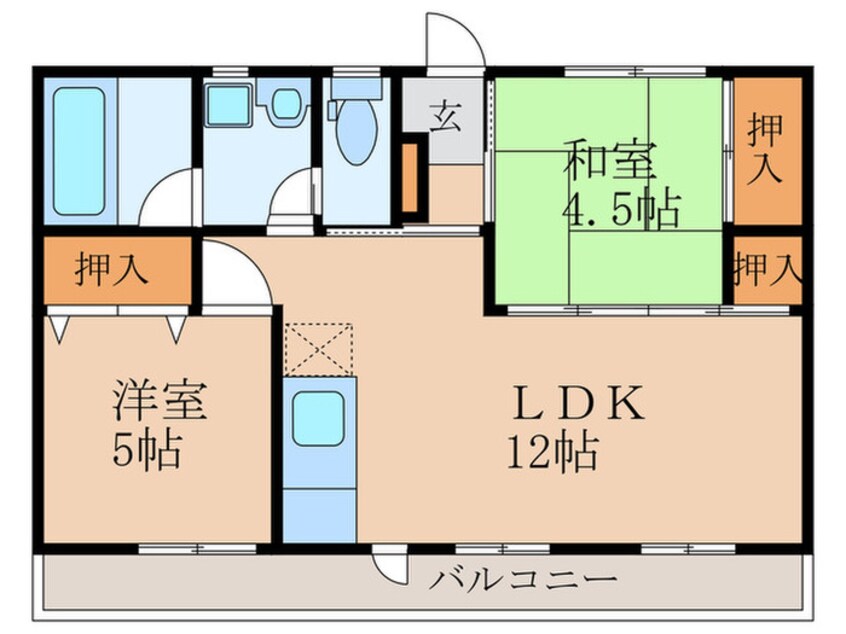 間取図 レジデンス楽市