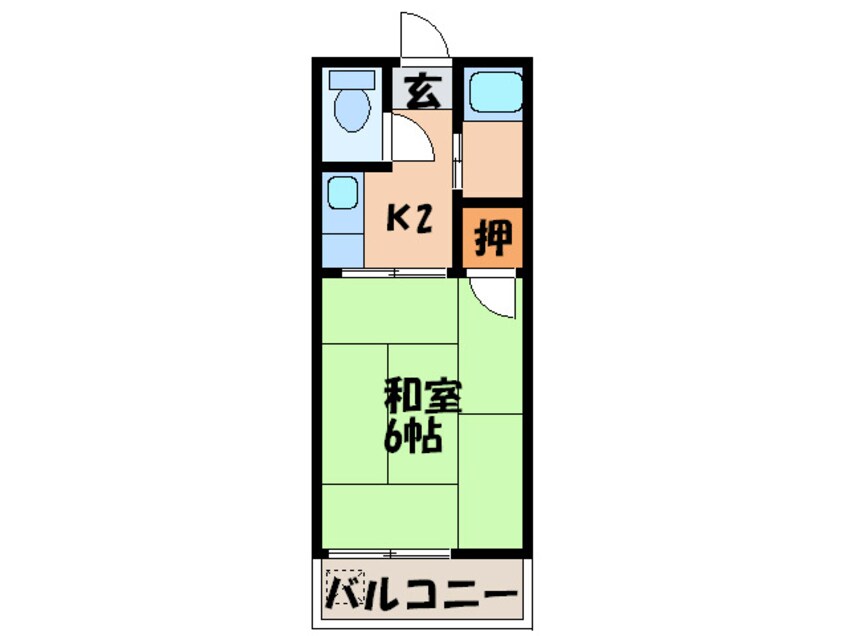 間取図 メゾンドリバティＢ