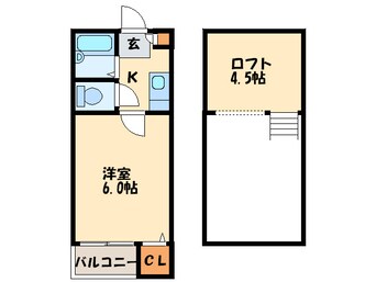 間取図 プランド－ル吉塚