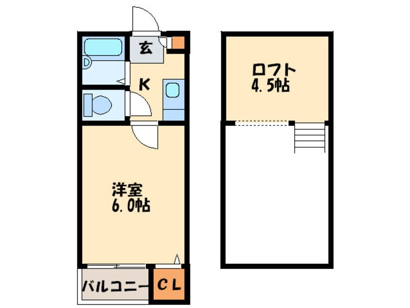 間取図 プランド－ル吉塚