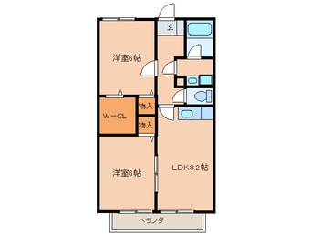 間取図 カルム・コーノ