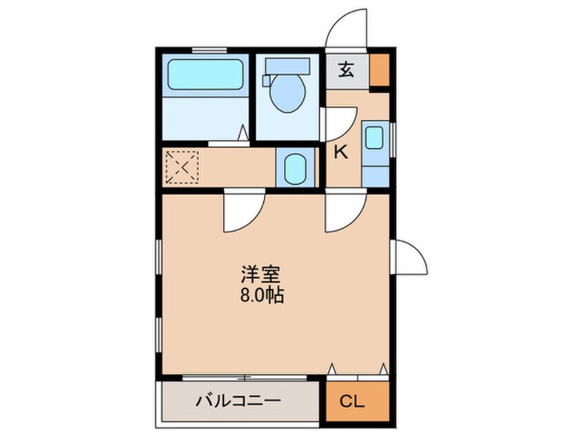 間取図 リブレア箱崎駅前C棟