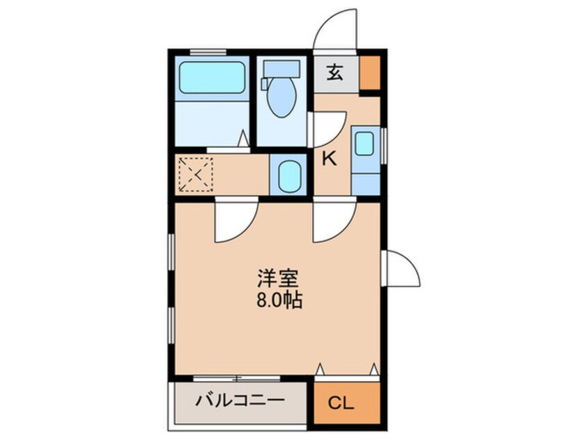 間取図 リブレア箱崎駅前C棟