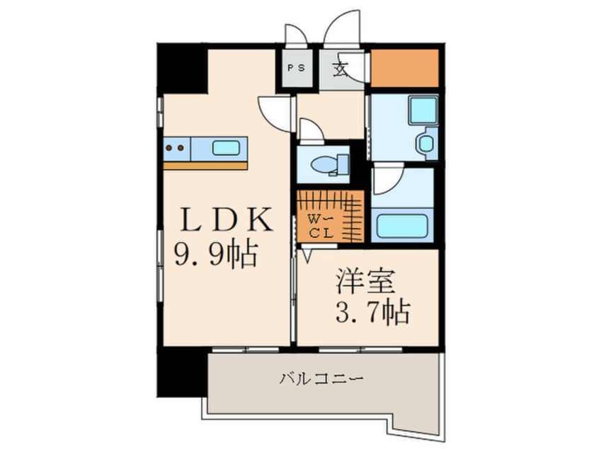 間取図 ざ旦過