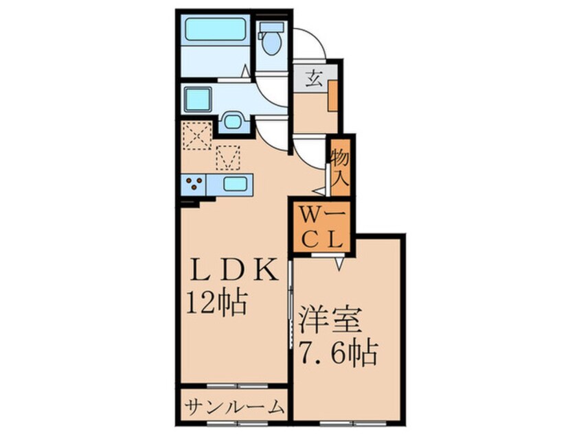 間取図 レジデンス　プリュⅦ