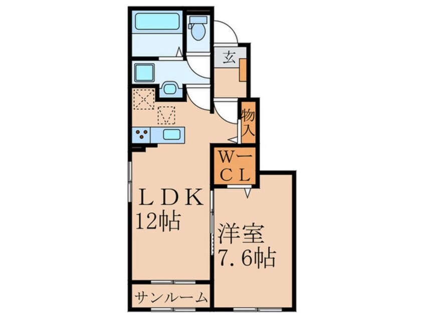 間取図 レジデンス　プリュⅦ