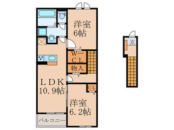 間取図 レジデンス　プリュⅦ