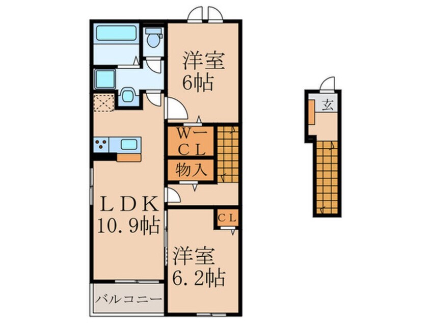 間取図 レジデンス　プリュⅦ