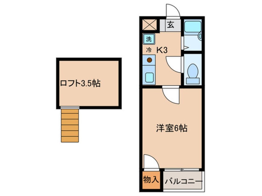 間取図 クロワッサンⅡ