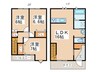 カシータ筑紫野Ｂ－２ 3LDKの間取り