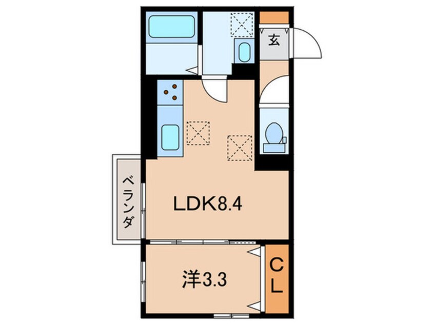 間取図 ヴェラ下富野