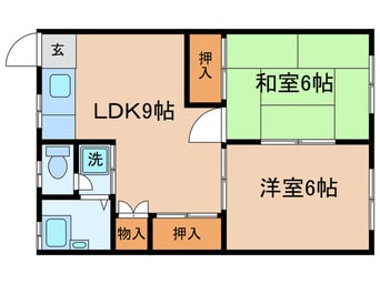 間取図 コーポ風