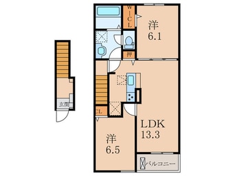間取図 サニー・ブリーズ豊前A