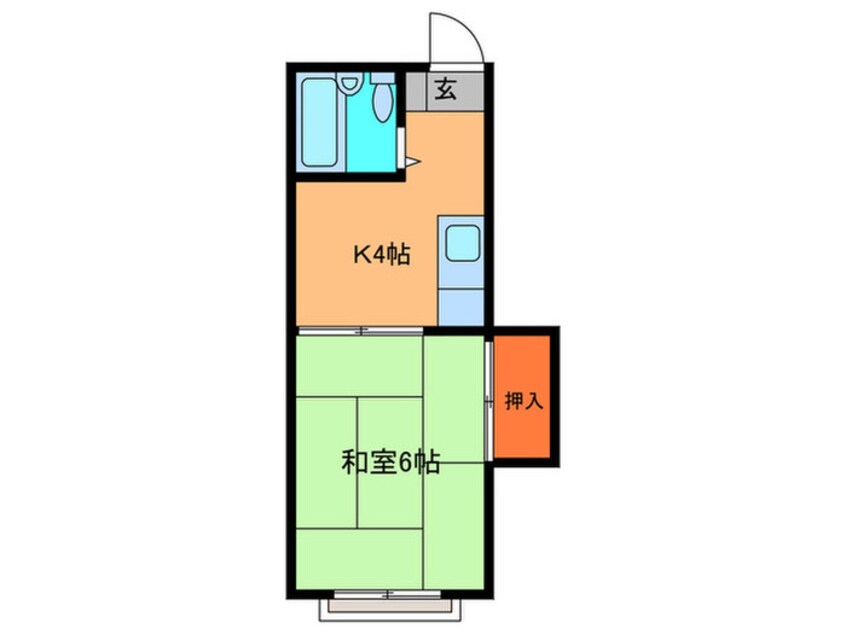 間取図 足立荘