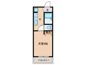 間取図 エルートゥナ香椎駅前