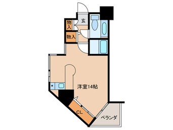 間取図 ｼﾃｨﾘｿﾞｰﾄ福間海岸通り(206)