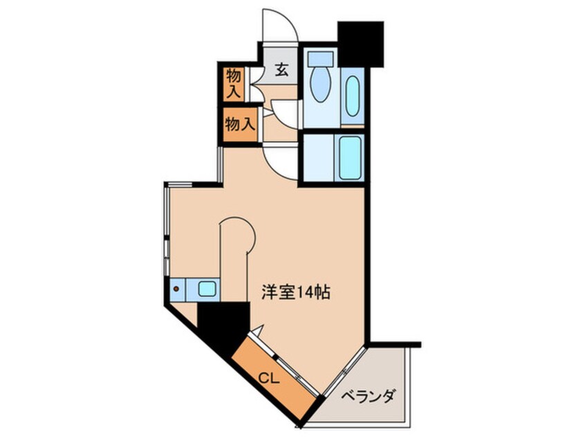 間取図 ｼﾃｨﾘｿﾞｰﾄ福間海岸通り(206)