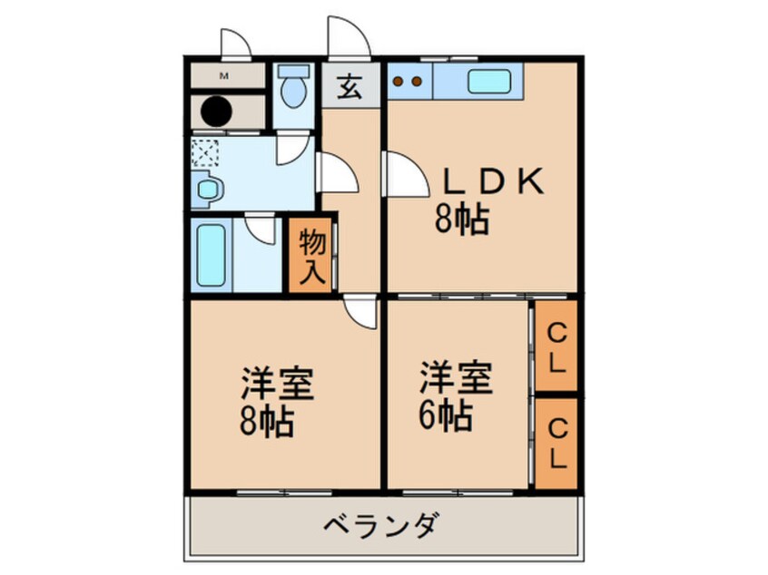 間取図 鎮西ビル