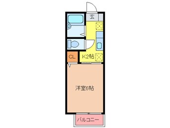 間取図 セジュ－ルまるきゅう