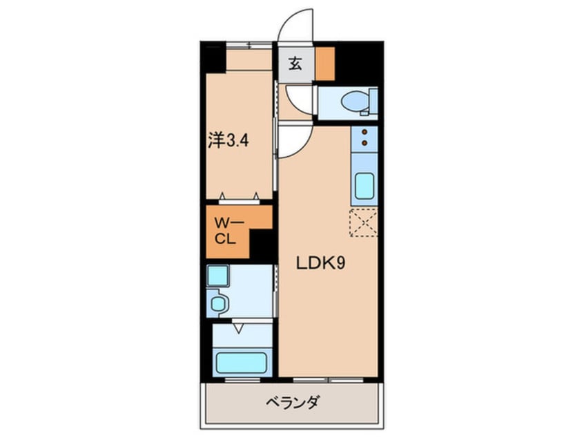 間取図 エリオスコート小倉