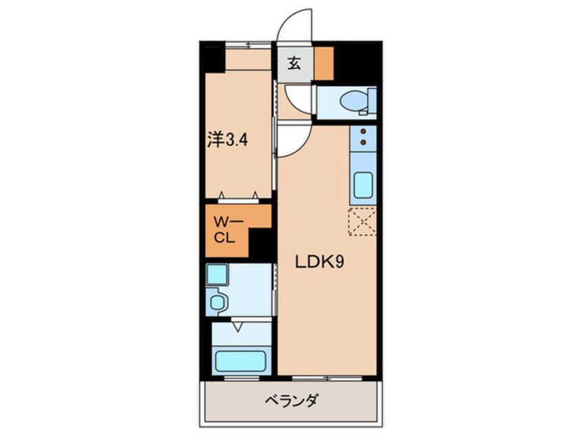 間取図 エリオスコート小倉