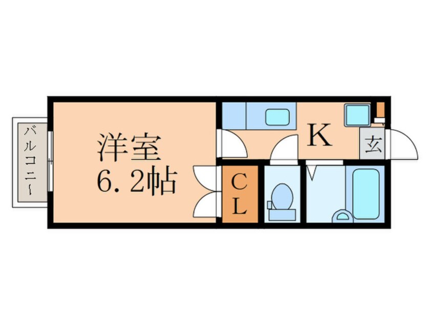 間取図 リファレンス北九大前