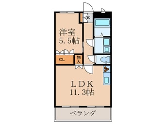 間取図 グレイス・ビィラⅡ
