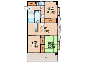 間取図 フォーレストセリーヌ21