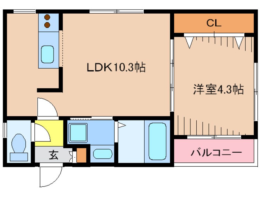 間取図 HILLSIDE TERRACE