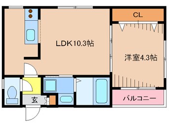 間取図 HILLSIDE TERRACE