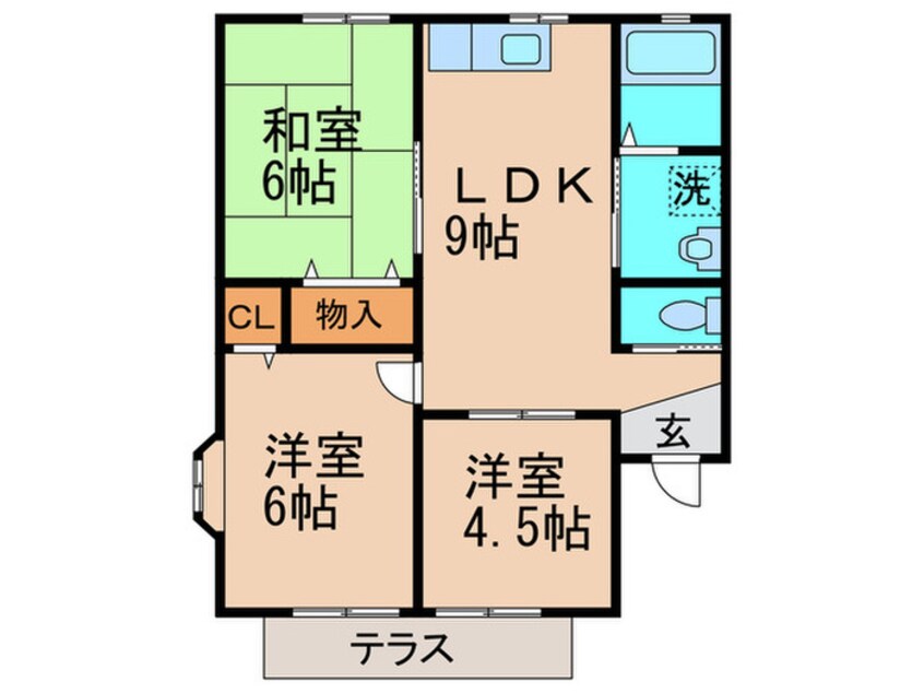 間取図 オークヴィレッジ