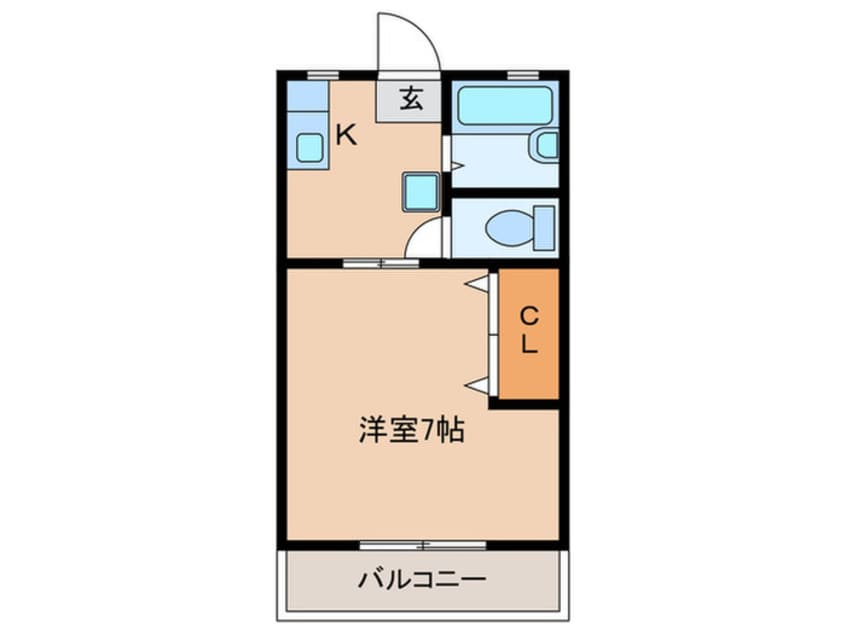 間取図 シャンポール姪浜Ⅱ