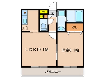 間取図 サンシャイン・ビュ－