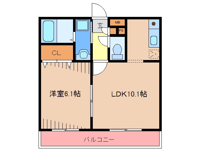 間取り図 サンシャイン・ビュ－
