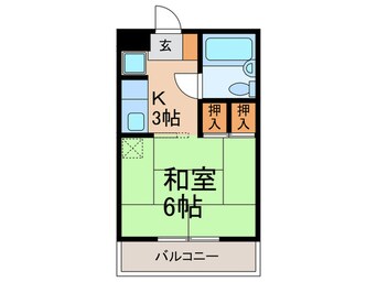 間取図 ＰＬＥＡＳＴ箱崎公園