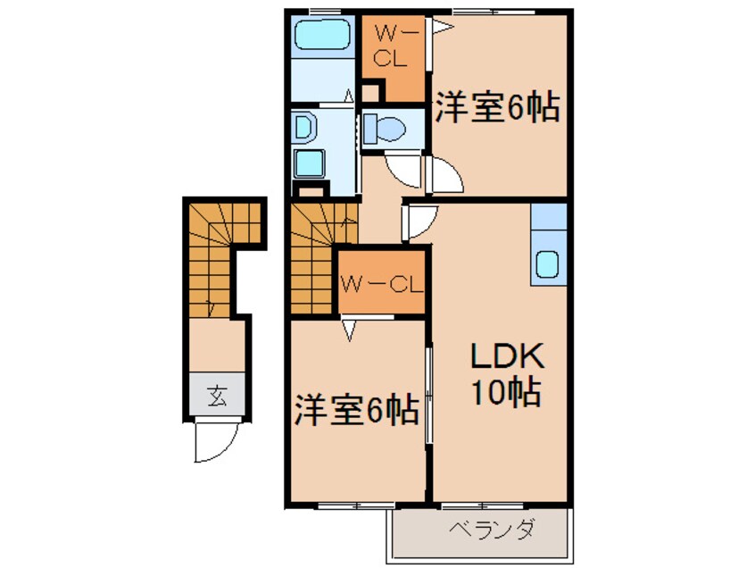 間取図 サニーヴィラ