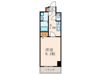 間取図 プレステ－ジレジデンス黒崎