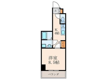 間取図 プレステ－ジレジデンス黒崎