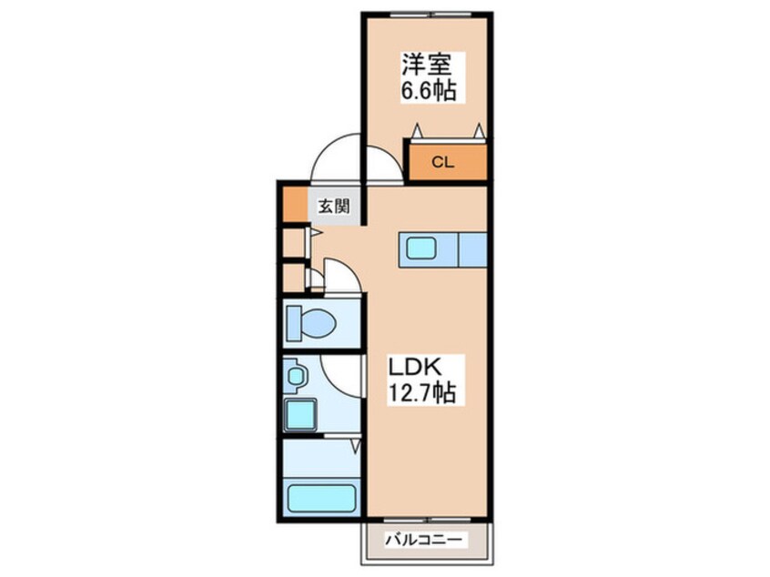 間取図 グローリー筑紫野