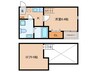 パサ－ジュ姪浜 1Kの間取り