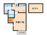 パサ－ジュ姪浜 1Kの間取り
