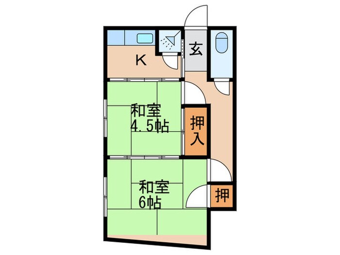 間取り図 第二高砂荘