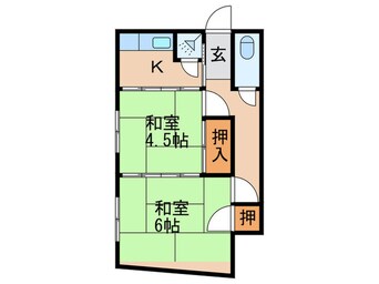 間取図 第二高砂荘