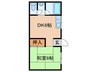 Casa.8 1DKの間取り