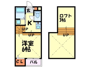 間取図 プライムコート大橋