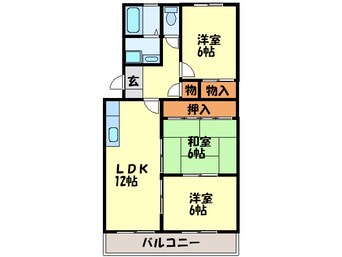 間取図 レイクサイドパーク２