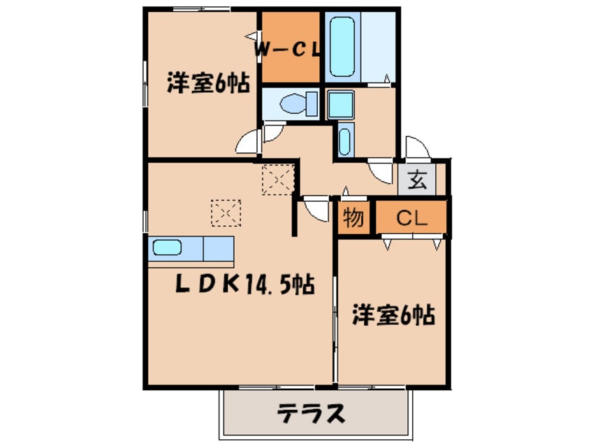 間取図 アルルＡ棟