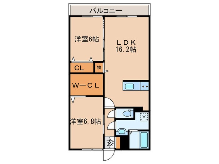 間取り図 SERENA直方　A棟