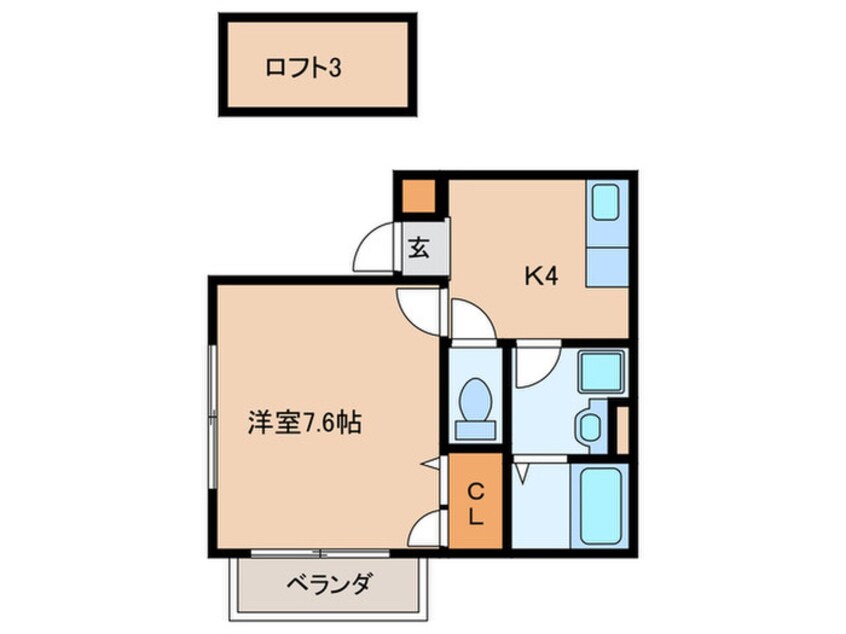 間取図 サンパティークブリズ