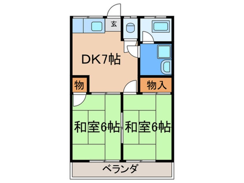 間取図 今川コーポ